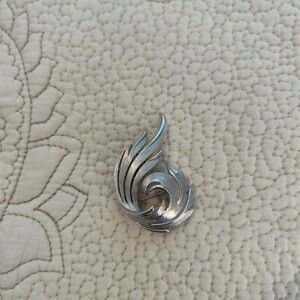 Trifari Silver Brooch